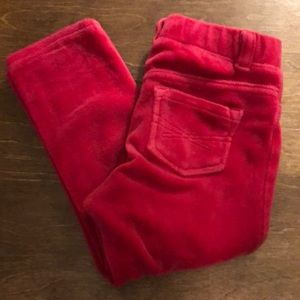 babyGap 2T velour pink pants